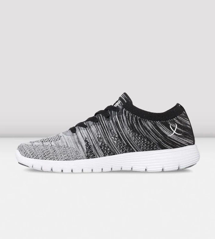 BLOCH Adult Omnia Lightweight Knited Sneakers, Color: BWH, Size: 8M