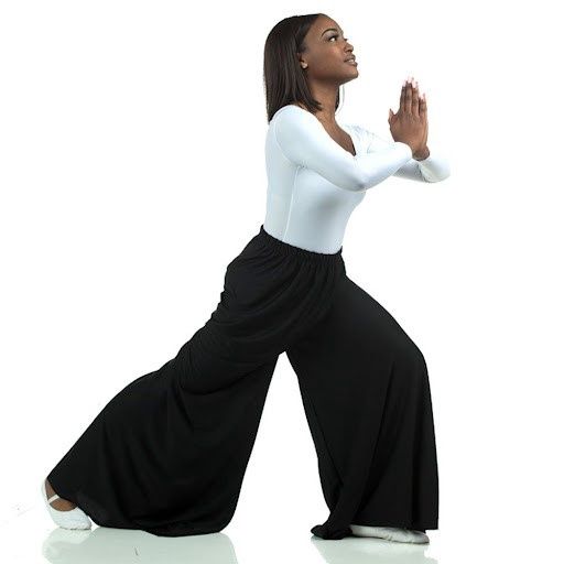 Liturgical Pants, Color: Black, Size: 1X
