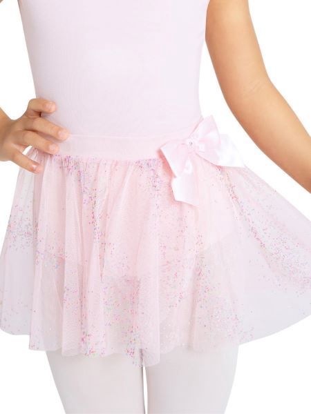 Glitter Glam Pull On Skirt - Girls, Color: Pink, Size: TOT
