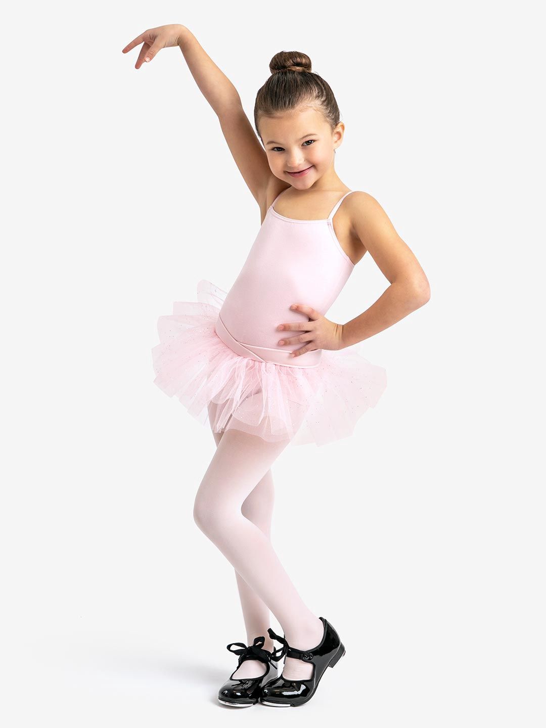 Children's Collection Belted Camisole Tutu Dress, Color: Pink, Size: TOT