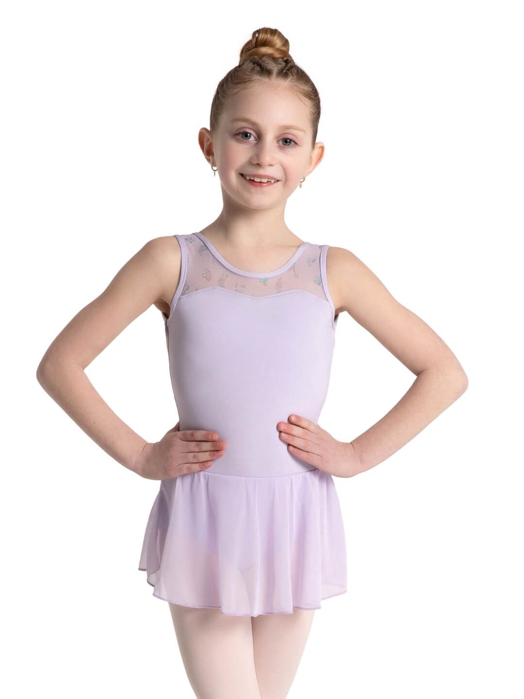 Farfalla Butterfly Tank Dress - Girls, Color: Lavendar, Size: TOT