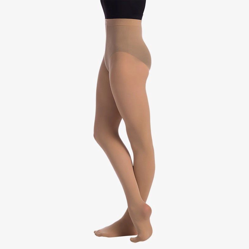 Adult Footed Tights - TS74, Color: Caramel, Size: S/M