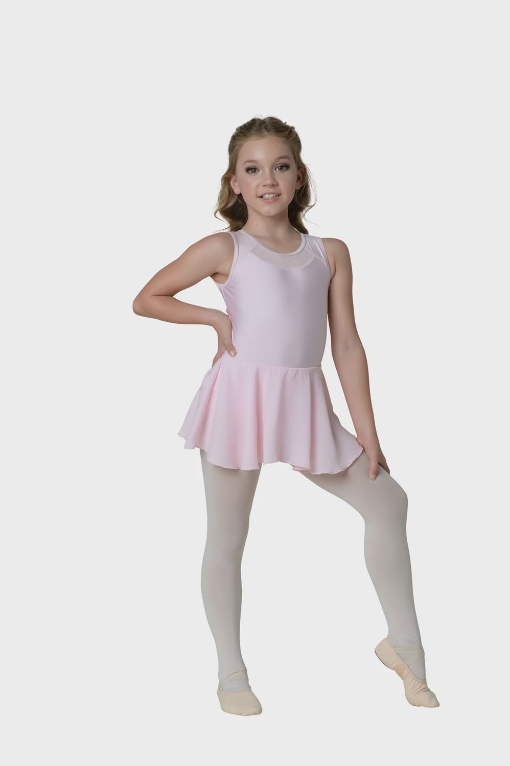 "Tallulah" Flock Print Bow Back Dress, Color: Pink, Size: 2-4