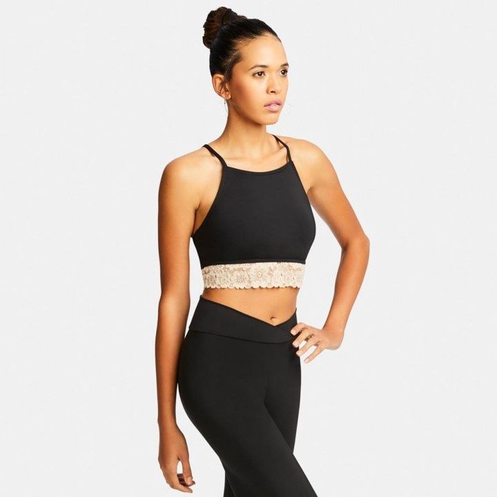 Attitude Lace Detail Bra Top - Girls, Color: BBH, Size: MC