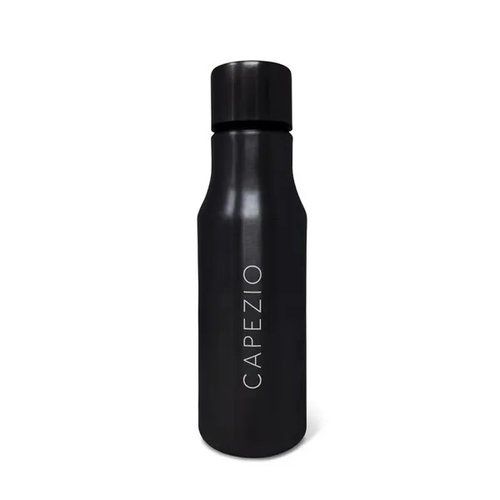 Stainless Steel Water Bottle, Color: Black