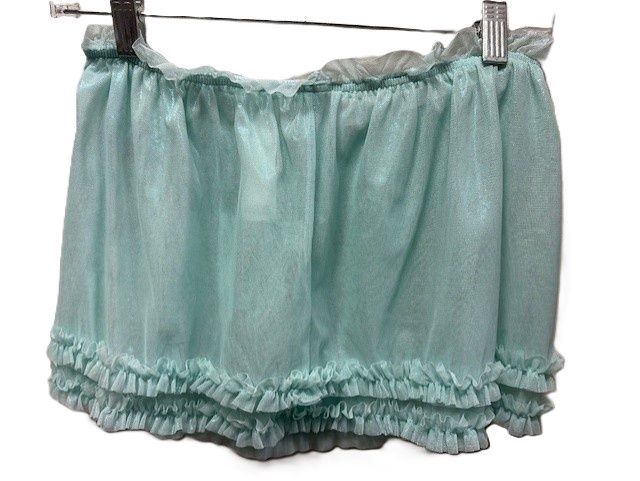 Shimmer Ruffle Pull On Skirt Girls