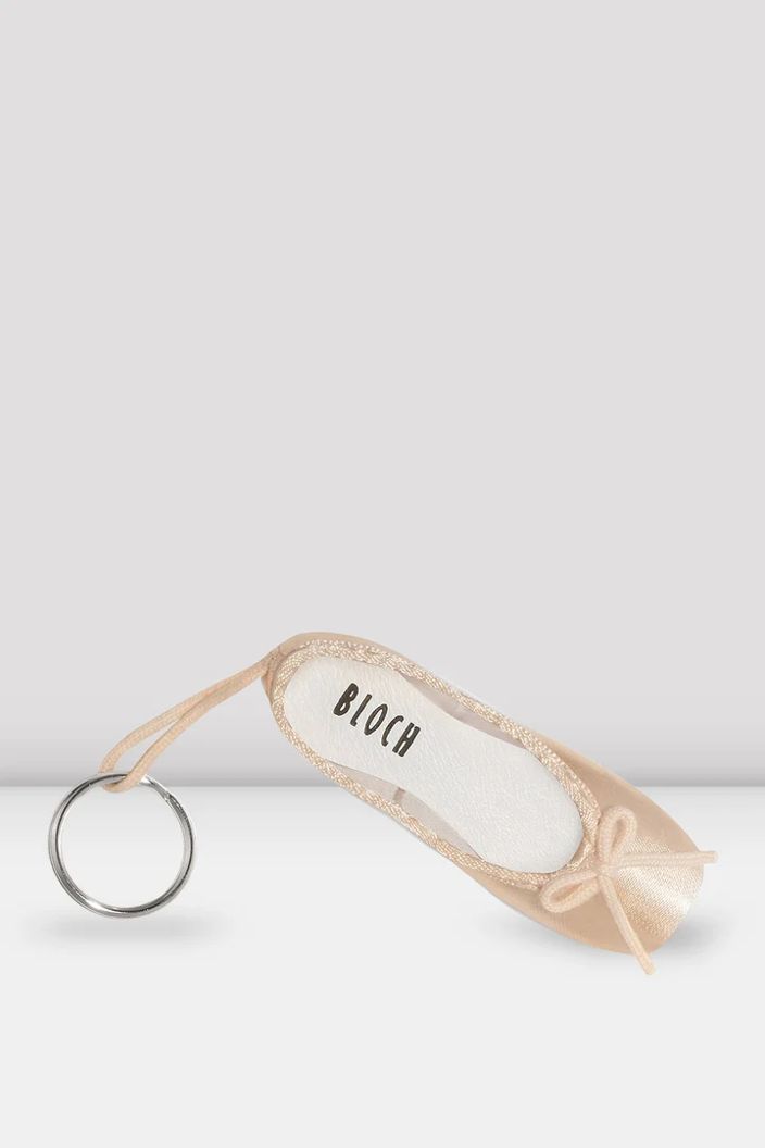 BLOCH Mini Pointe Shoe Keychain, Color: Pink