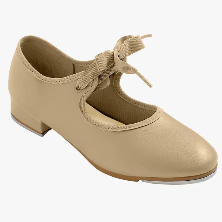 Val - TA35 Child Beginner Tyette Vegan Tap Shoe, Color: 6.5W CARAMEL