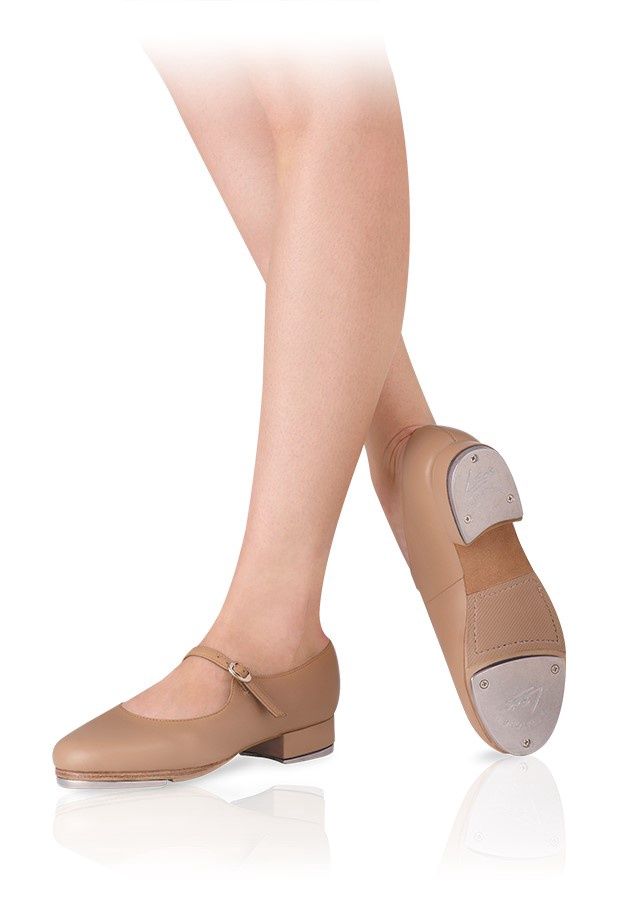 Leo's Adult Ms. Giordano Tap Shoe- LS3003L, Color: 10M TAN