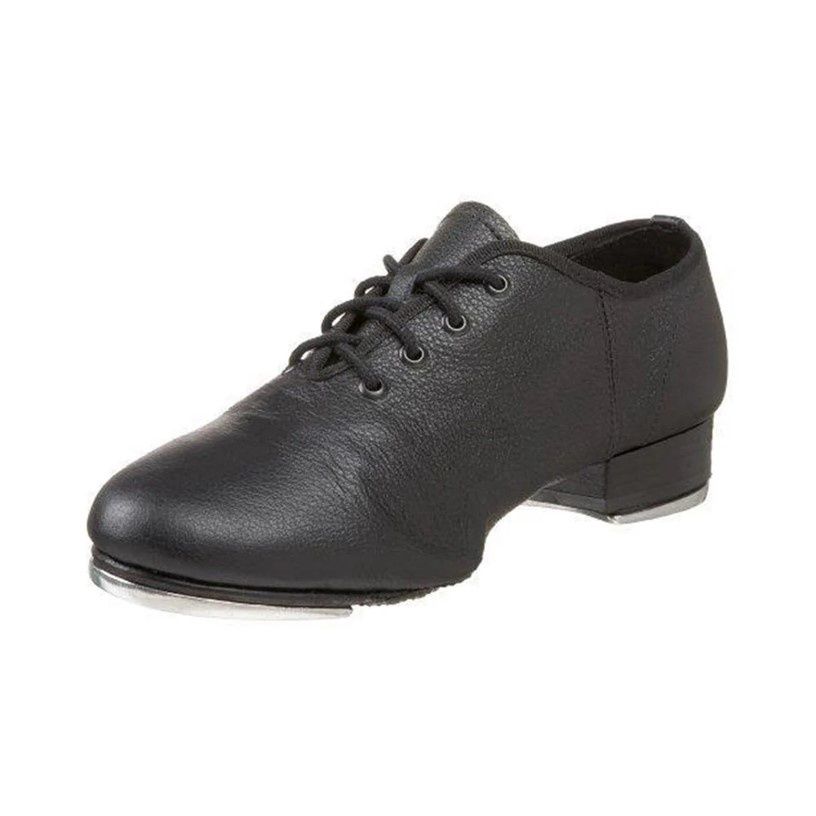 Leo's Tap Shoes 5058 Lace-up, Color: 4.5M BLACK