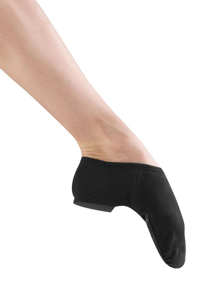 BLOCH Ladies Phantom Stretch Canvas Jazz Shoes, Color: Black, Size: 5