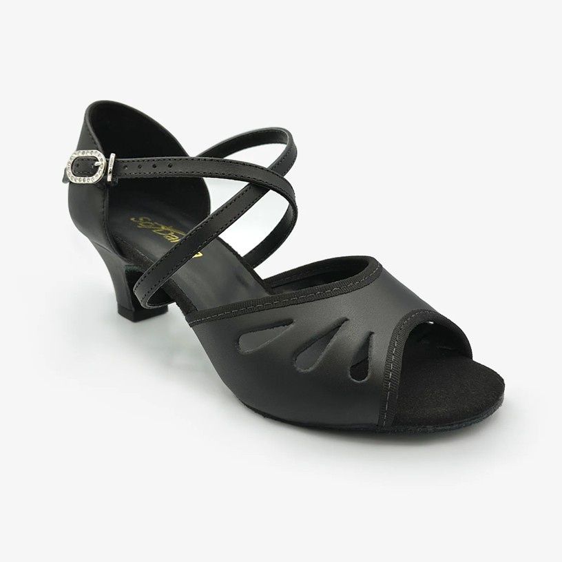 Radison - BL182 1.5" Heel Leather Ballroom Shoe, Color: Black, Size: 6.5M