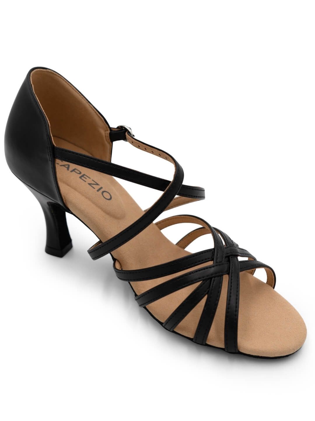 Rosa Ballroom Shoe, Color: Black, Size: 5, Width: M