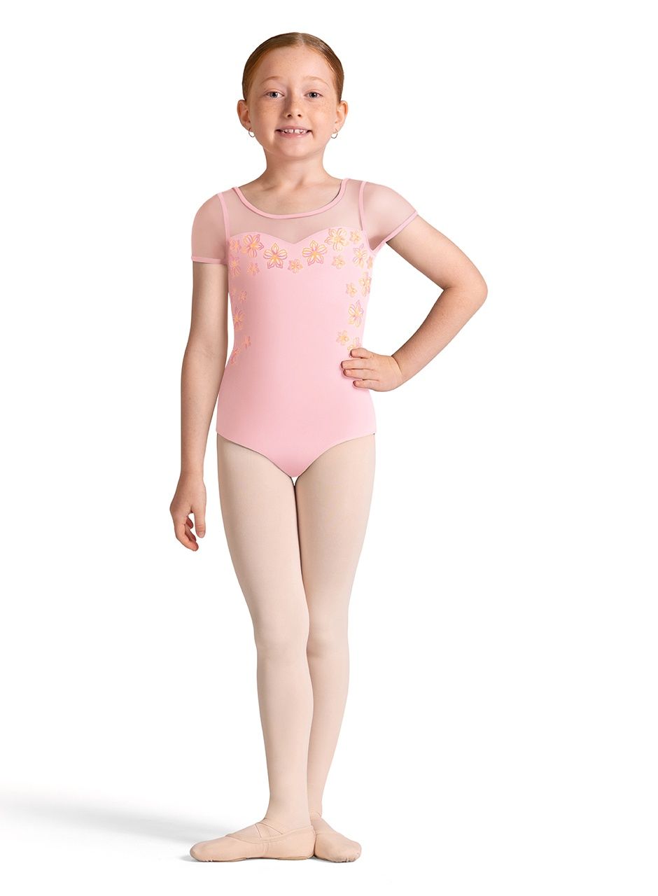BLOCH "Logan" Cap Sleeve Leotard, Color: Candy Pink, Size: 4-6