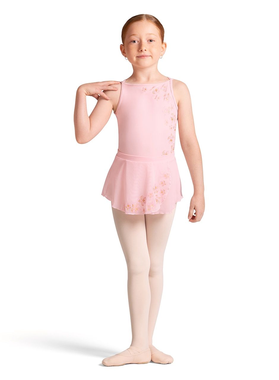 BLOCH "Claire" Fixed Wrap Skirt, Color: Candy Pink, Size: 4-6