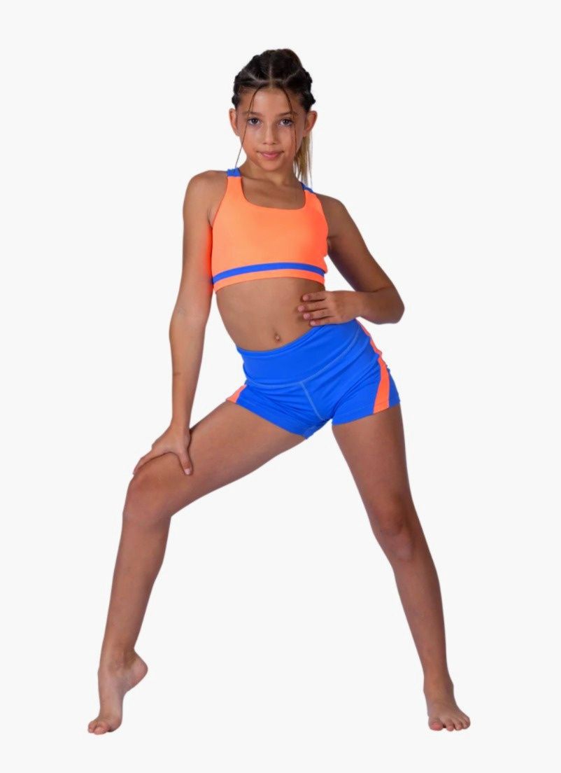 XO Vibe Top, Color: Neon Coral, Size: 4-6
