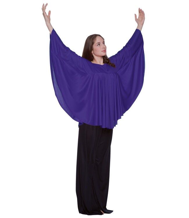 Youth Angel Wing Pullover, Color: Purple, Size: S-M