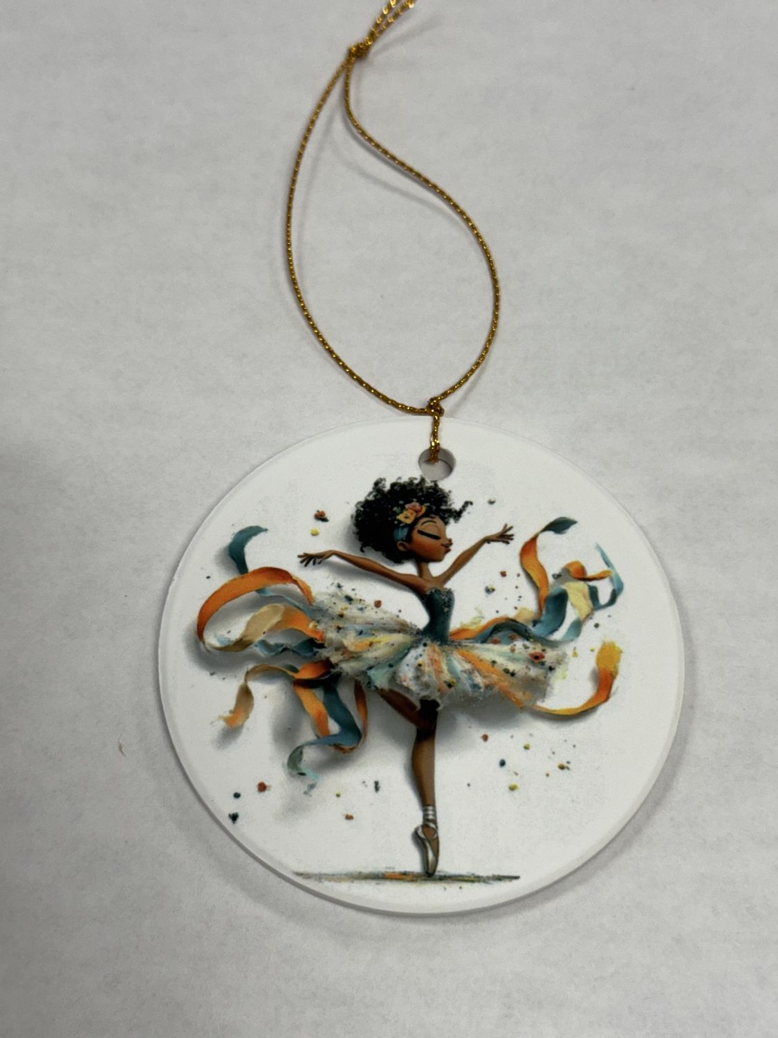 Ceramic Ornaments, Style: Ribbon Tutu