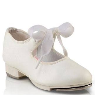 Danshuz Toddler Tap shoe, Color: 10M WHITE