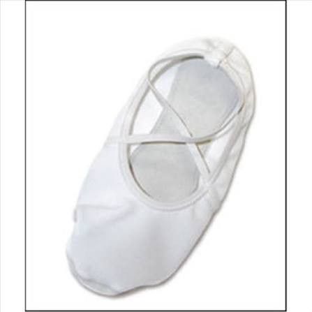 Criss Cross Sockette Gymnastic Shoe - Youth, Color: White, Size: 11