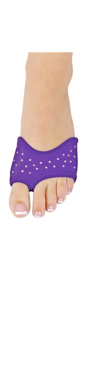 Danshuz Neoprene Half Soles with Rhinestones