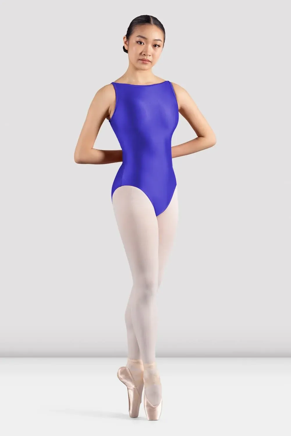 Mirella Glow Boat Neck Tank Leo, Color: Azure, Size: S