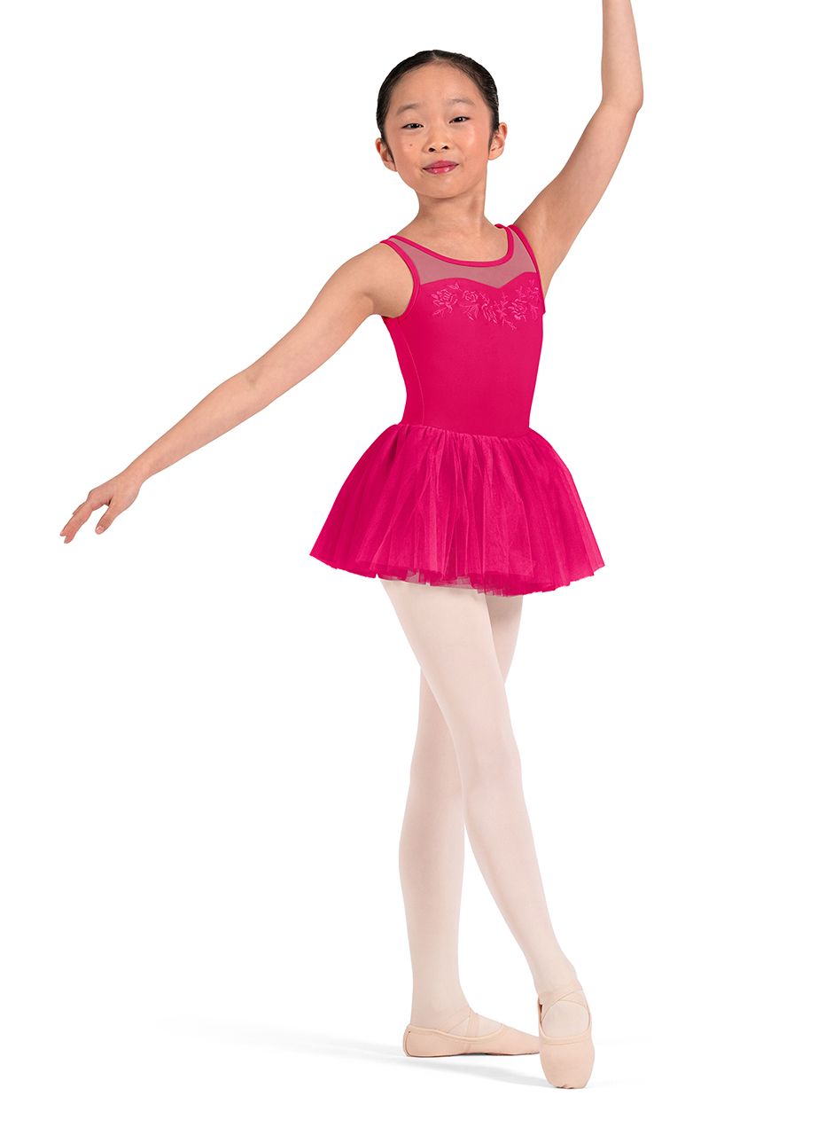 Girls Mirella Girl Tank Tutu Dress, Color: HPK, Size: 2-4