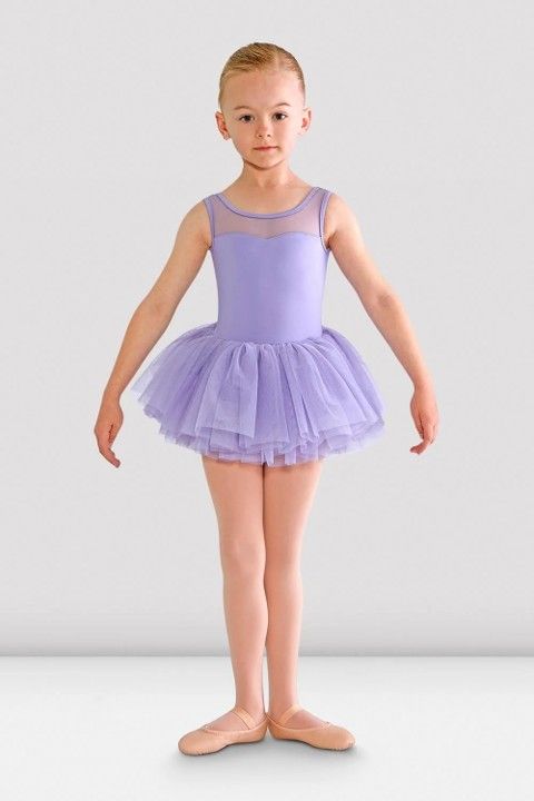 BLOCH Girls Emica Tutu Leotard, Color: Lilac, Size: 4-6