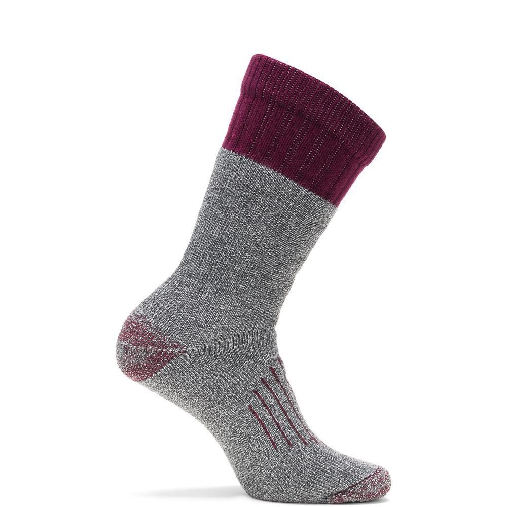 WOLVERINE 2PK WMNS MARL WOOL ALL SSN BT - MAROON MED W97214970-620