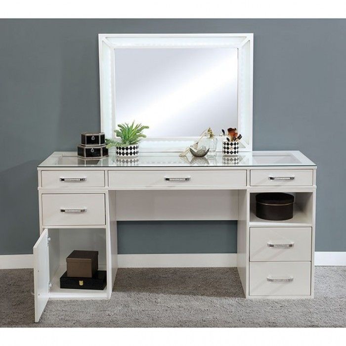 VICKIE VANITY IN WHITE (FOA-DK5684WH-1-2-3)