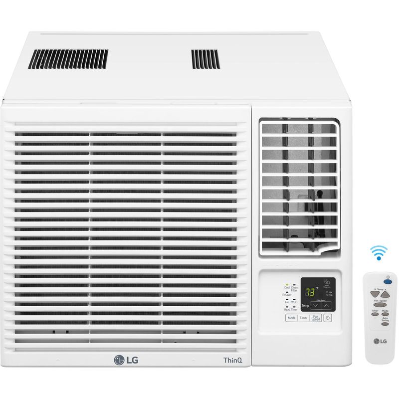 18, 000 BTU Heat/Cool Window Air Conditioner w/Wifi Controls - White LW1821HRSM