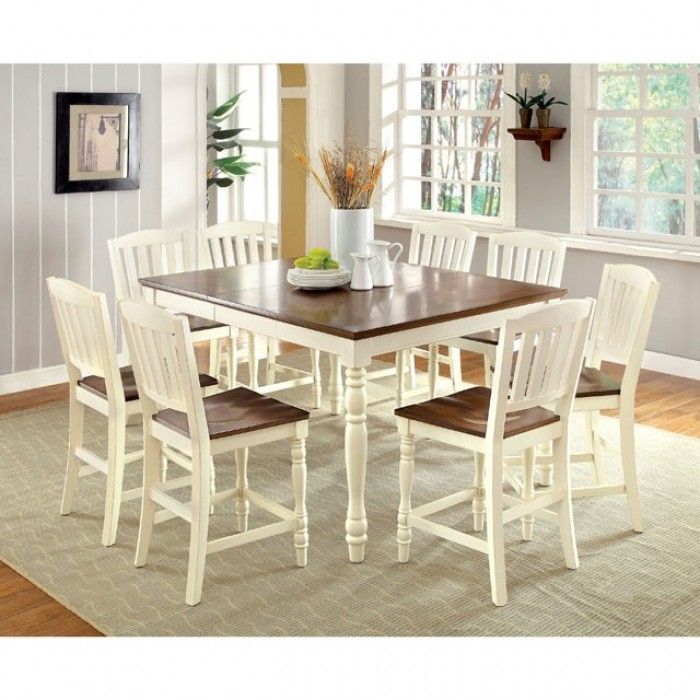 Harrisburg Counter HT Table w/6chairs (CM3216PT,CM3216PC-2PK)