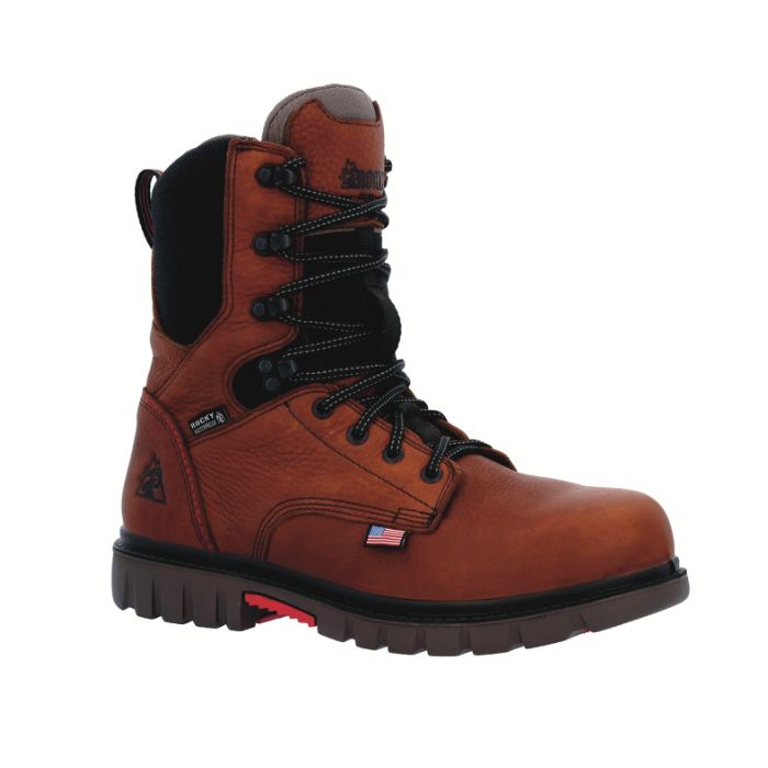 **ROCKY 8" WORKSMART WATERPROOF WORK BOOT- RKK0403