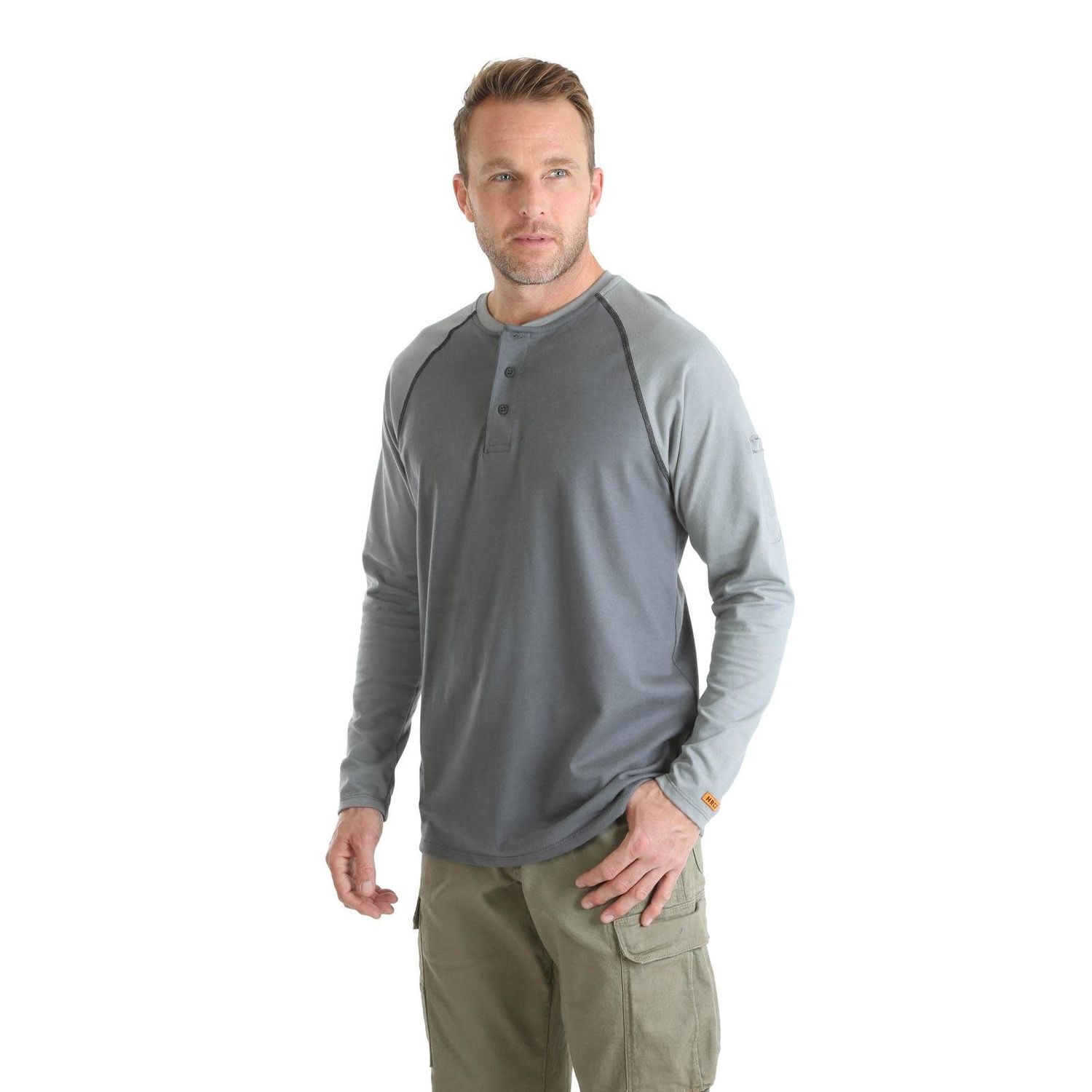 **Wrangler FR BASEBALL HENLEY FR161GY