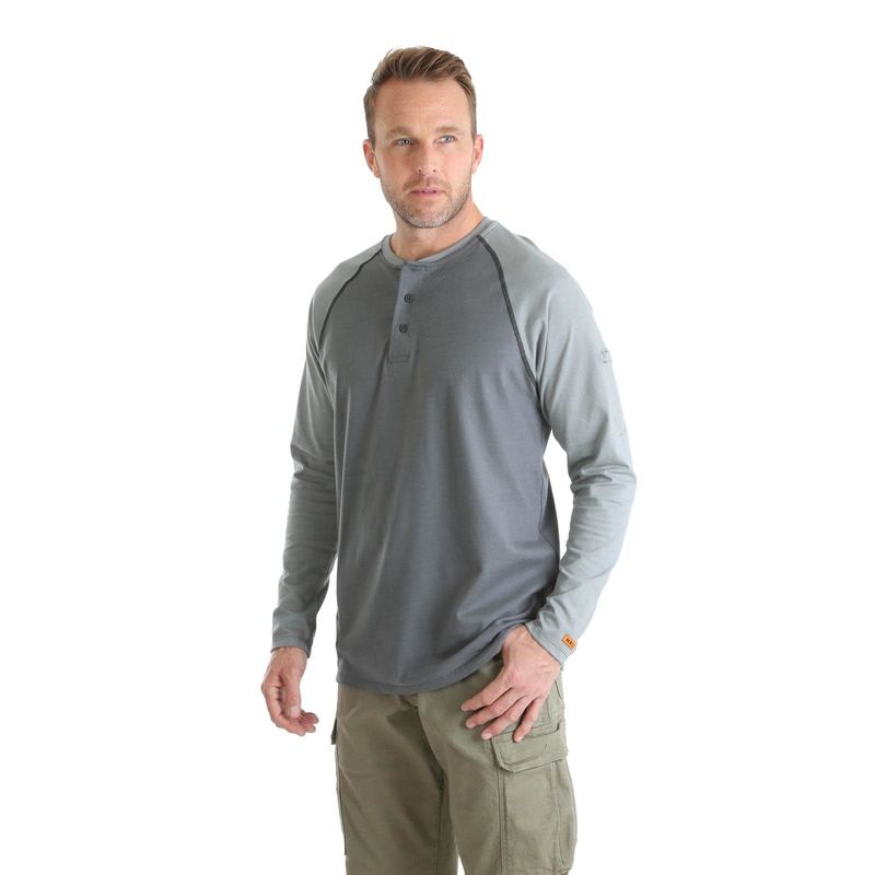 **Wrangler FR BASEBALL HENLEY FR161GY