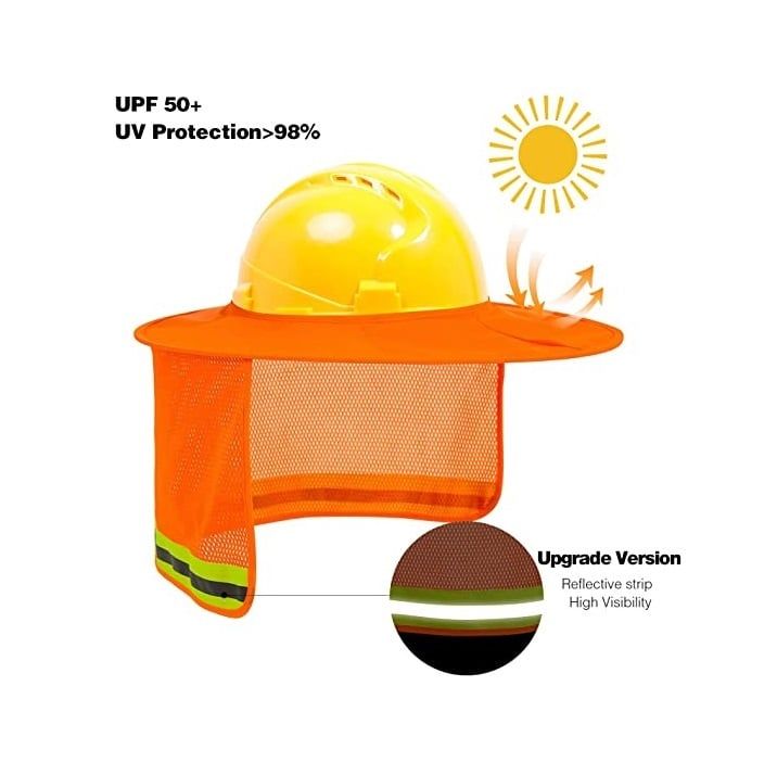 LIZMOF HARDHAT SUN SHADE REFLECTIVE