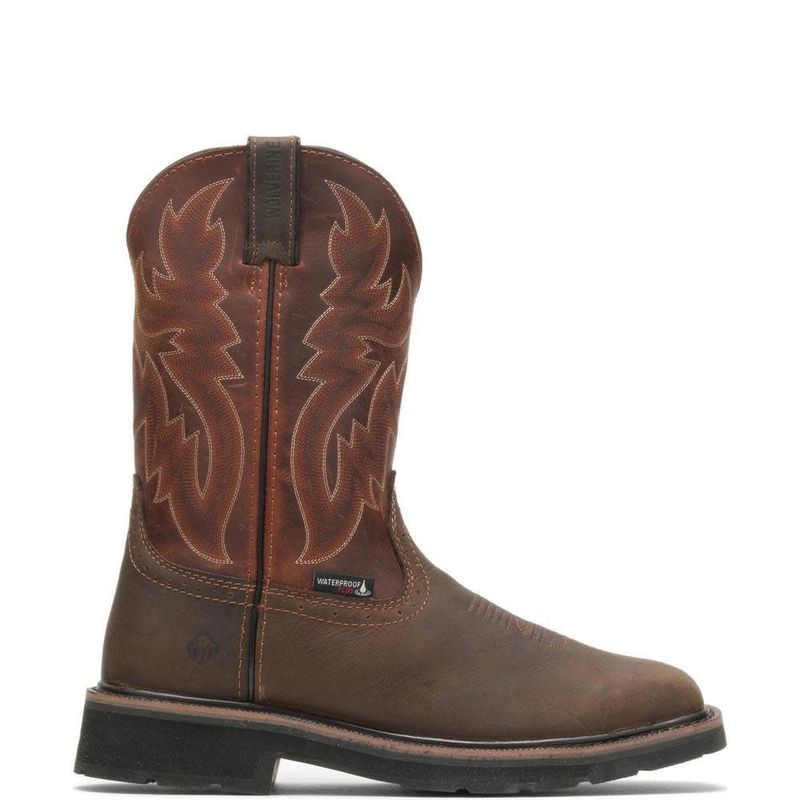 **Wolverine  Rancher WP ST 10IN RUST BRN W10764