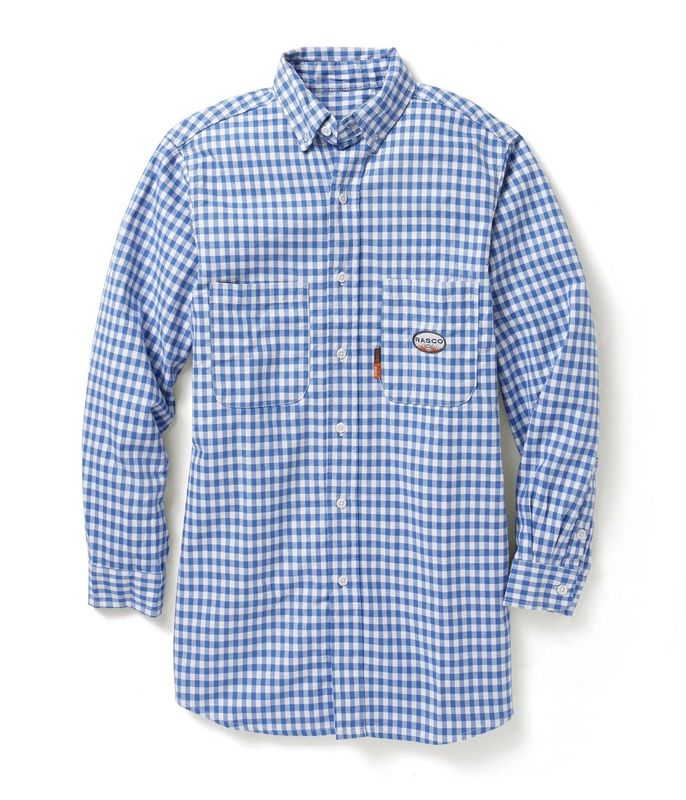 **RASCO FR Plaid Shirt - Blue