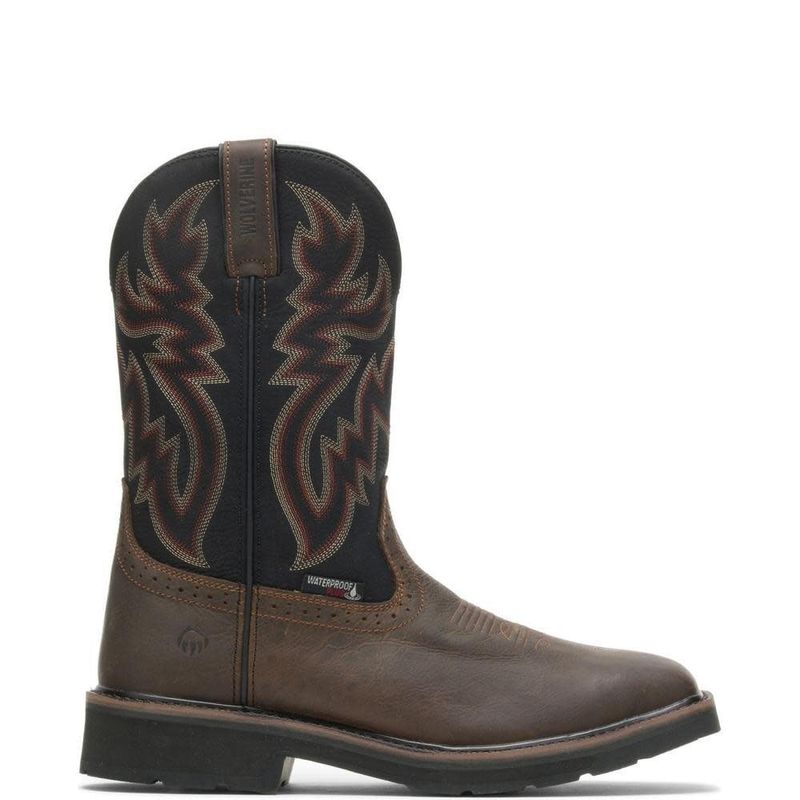WOLVERINE  Rancher WP ST Wellington Work Boot W10765