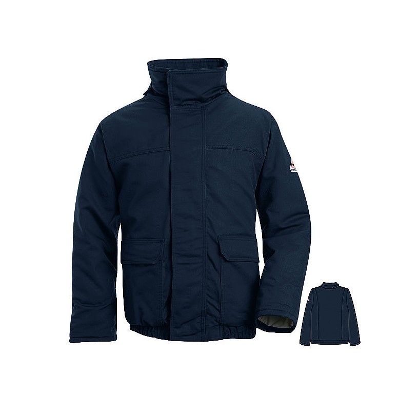 Bulwark FR Bomver Navy Jacket JLR8NVR