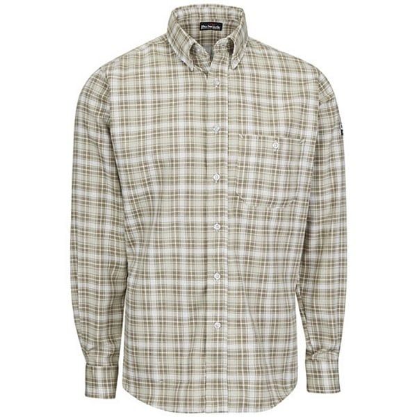 BULWARK M PLAID DRESS SHIRT