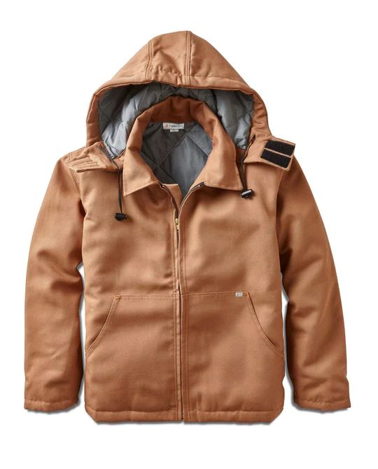 Rasco FR Brown Duck Hooded Jacket FR3507BN