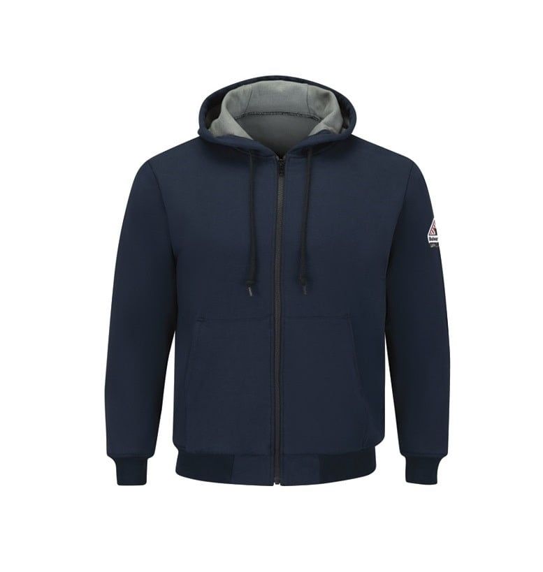 BULWARK FR SEZ4NV  THERMAL SWEATSHIRT HOODIE NAVY