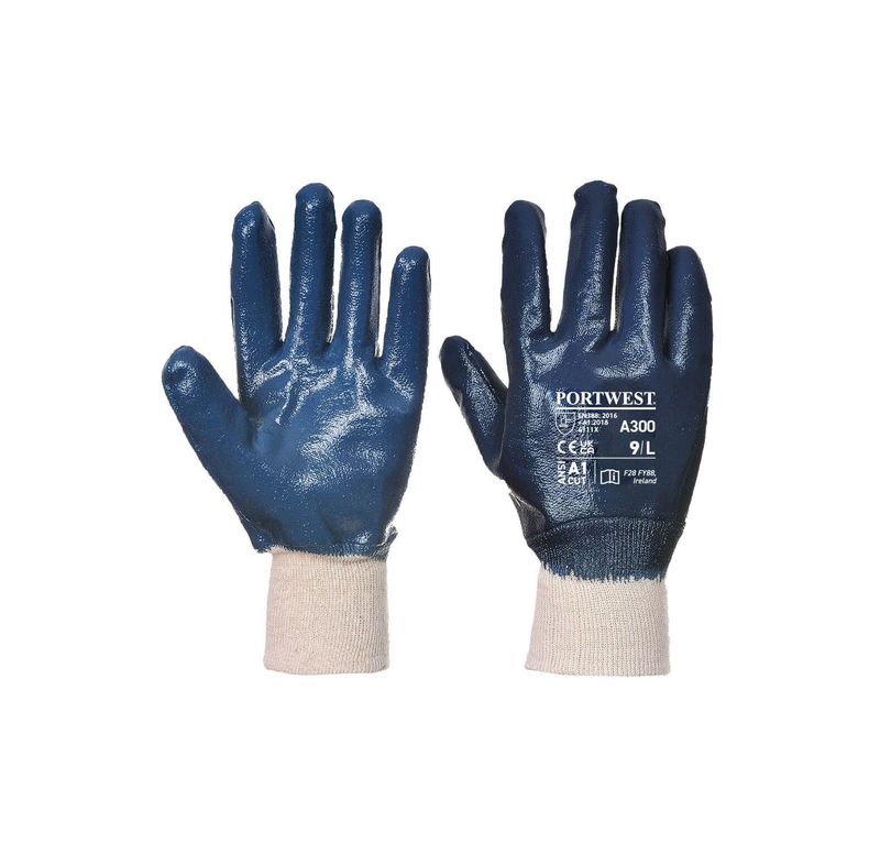 Portwest A300NAR Nitrile Knitwrist Glove