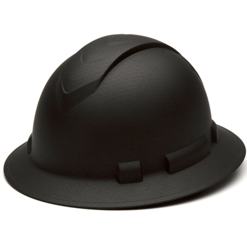 Pyramex GB-HP54000 Ridgeline Full Brim Hard Hats with Graphite Pattern - 4 Pt Ratchet