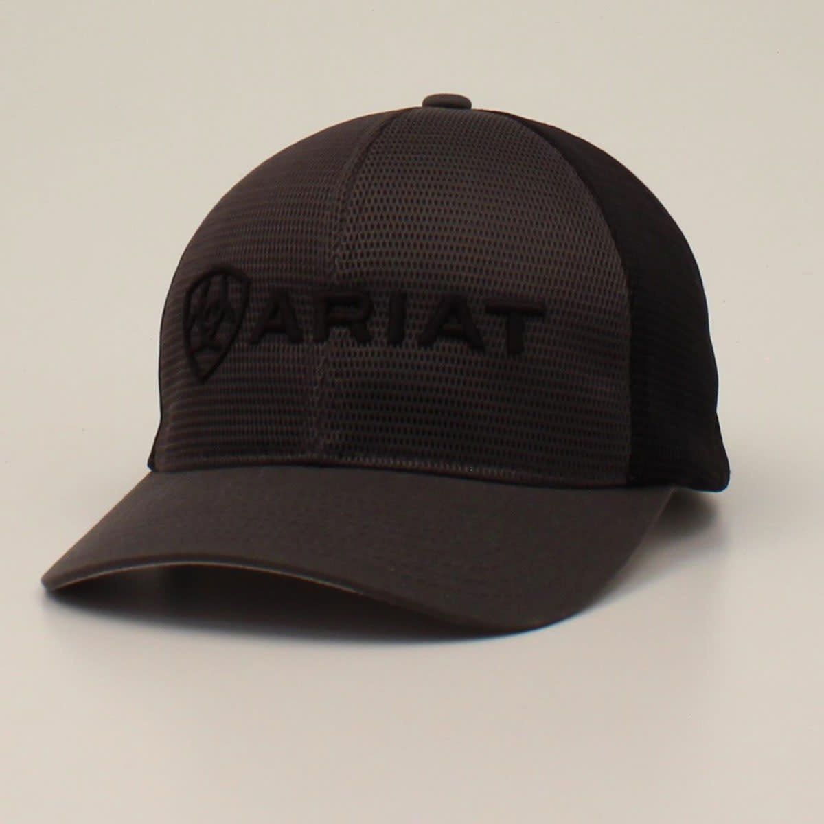 Ariat Mens Flexfit Cap Snap Back Embroidered Logo Black A300044001 Ariat Mens Flexfit Cap Snap Back Embroidered Logo Black A300044001