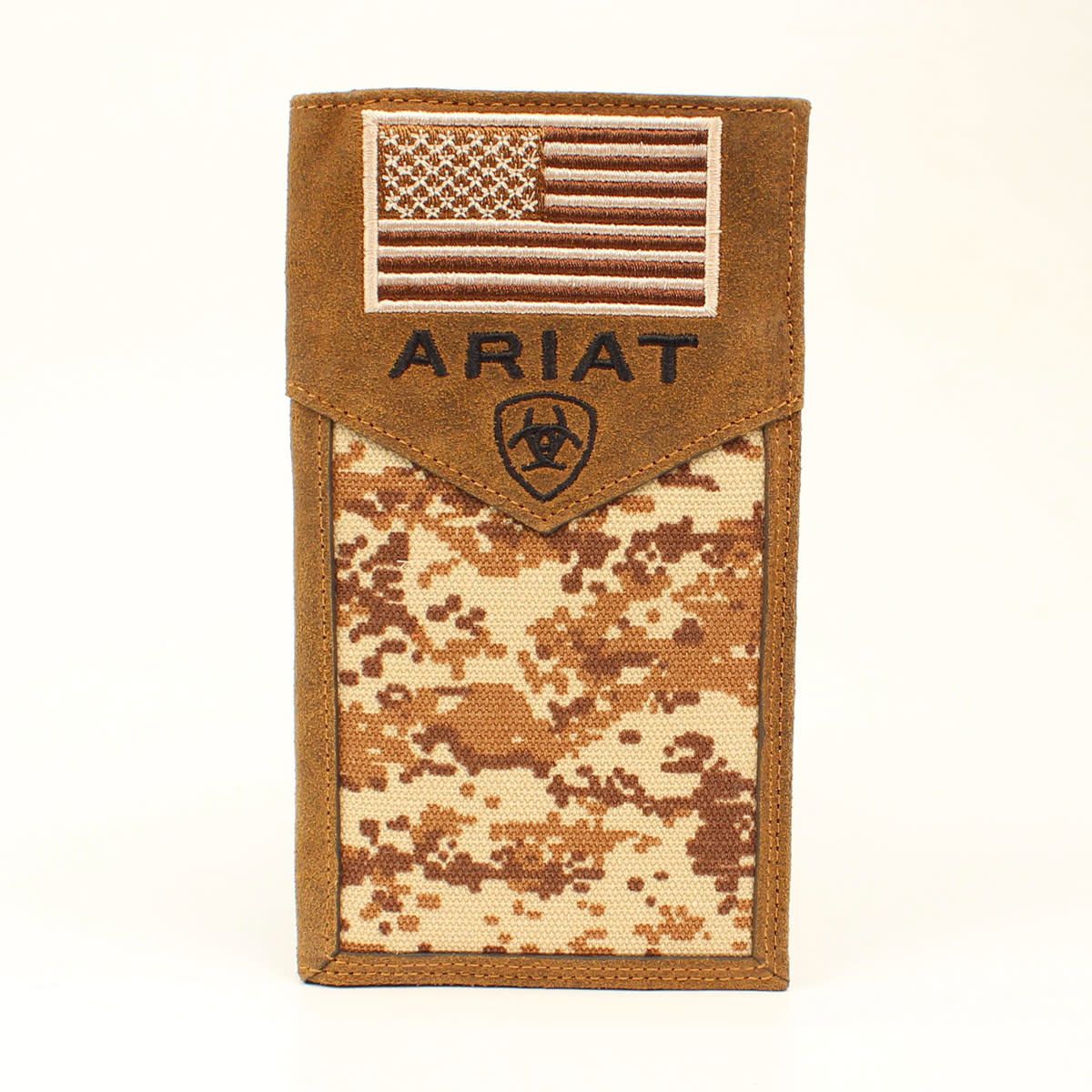 Ariat Medium Brown Digital Camo Rodeo Wallet A3536444