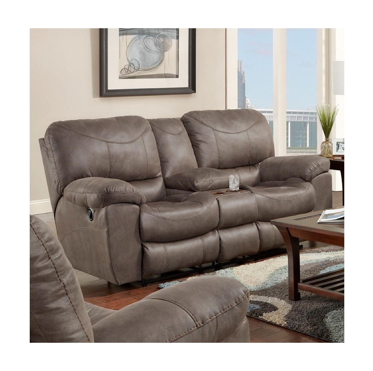 Trent Reclining Loveseat 1929 **SOLD AS IS**