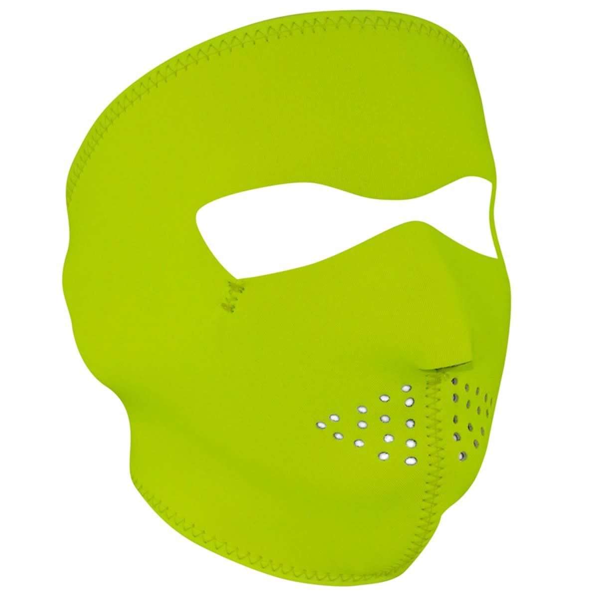 ***Zan WNFM142LH Half Mask Neoprene High-Vis Lime
