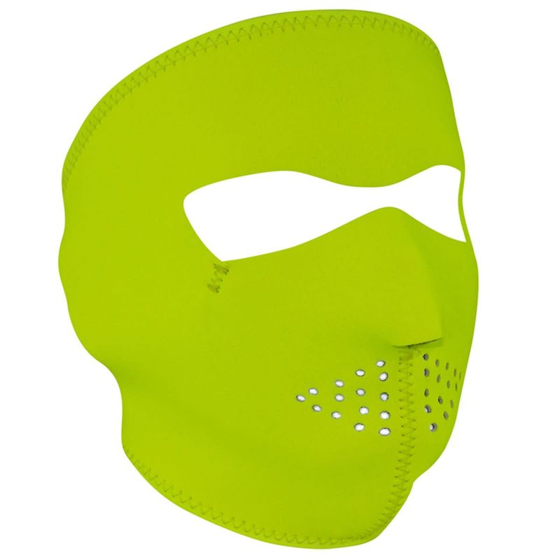 ***Zan WNFM142LH Half Mask Neoprene High-Vis Lime